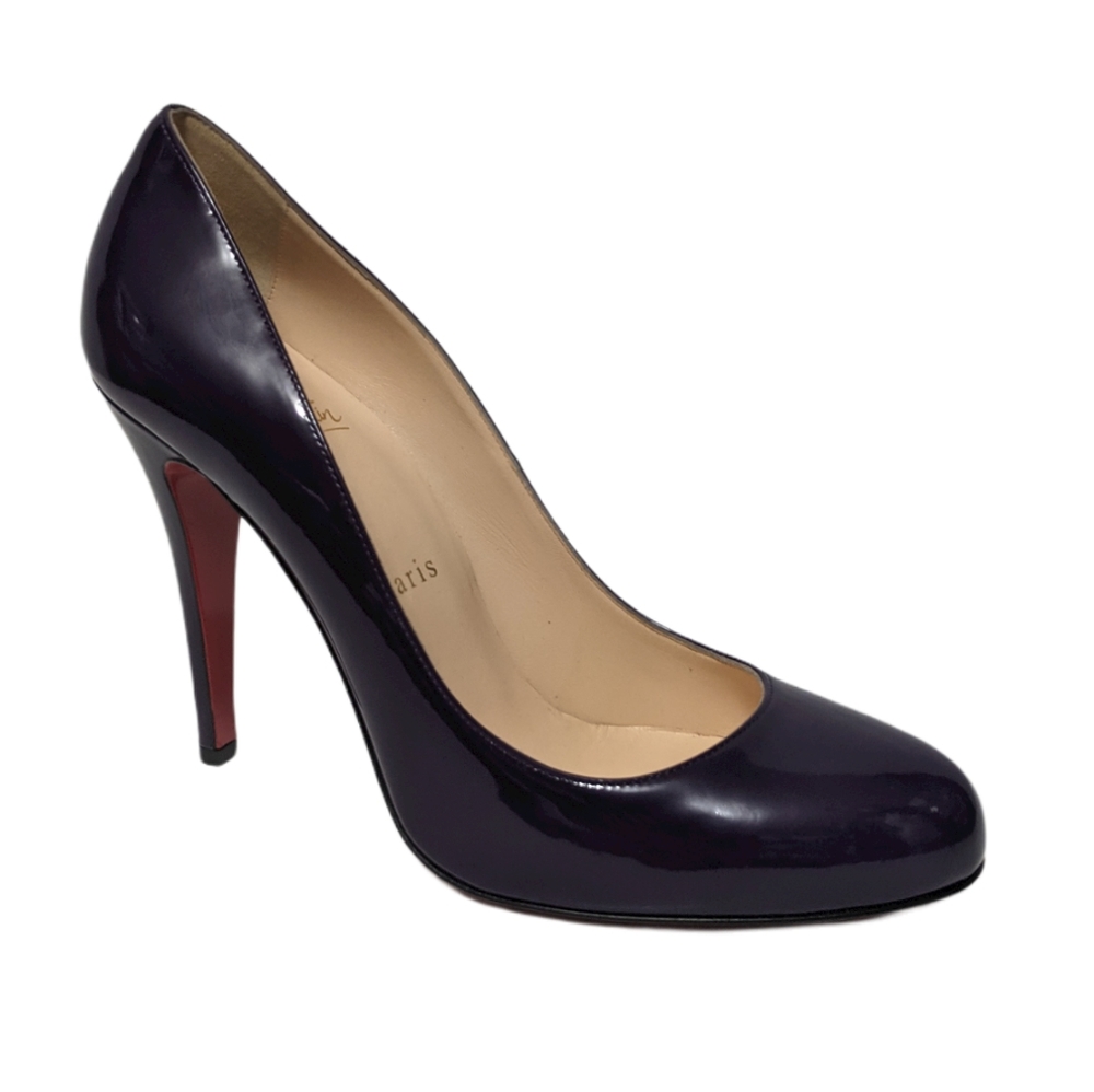 NWOB CHRISTIAN LOUBOUTIN Ron Ron Patent Pumps 39